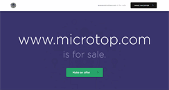 Desktop Screenshot of microtop.com